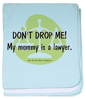 CafePress - Don't drop me! My mommy is a lawyer. baby blanket - Baby Blanket, Super Soft Newborn Swaddle