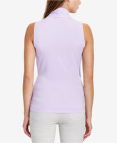Thumbnail for your product : Lauren Ralph Lauren Jersey Surplice Shirt