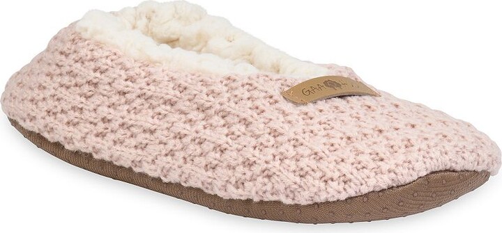 GaaHuu® Textured Knit Women's Ballerina Slippers