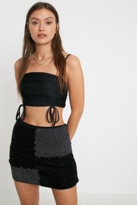 Tiger Mist Zion Top - Black L at Urban Outfitters