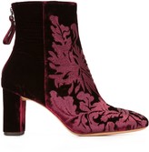 Thumbnail for your product : Alexandre Birman Velvet Ankle Boots