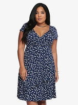 Thumbnail for your product : Torrid Butterfly Faux Wrap Dress