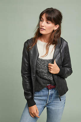 Bagatelle Hooded Leather Jacket
