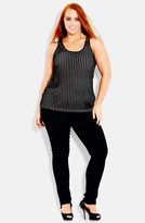 Thumbnail for your product : City Chic 'Sweet Camo' Tank (Plus Size)