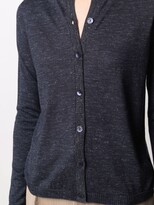 Thumbnail for your product : Gentry Portofino Button-Up Silk-Blend Cardigan