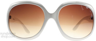 Sxuc Glossy Style Sunglasses White 761