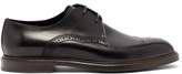 Thumbnail for your product : Dolce & Gabbana Wingtip Leather Derby Shoes - Mens - Black