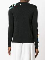 Thumbnail for your product : Christopher Kane sequin detail metallic sweater