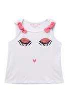 Thumbnail for your product : Design History Glitter Eyes Top (Toddler & Little Girls)