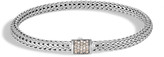 Thumbnail for your product : John Hardy Extra Small Chain Bracelet w/ Diamond Pave Clasp