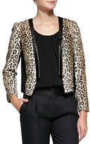 Thumbnail for your product : Milly Sidney Cheetah-Print Jacket