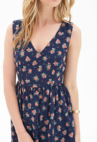Thumbnail for your product : Forever 21 Woven Floral Sleeveless Dress