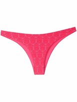 Thumbnail for your product : Karl Lagerfeld Paris icon print bikini bottoms