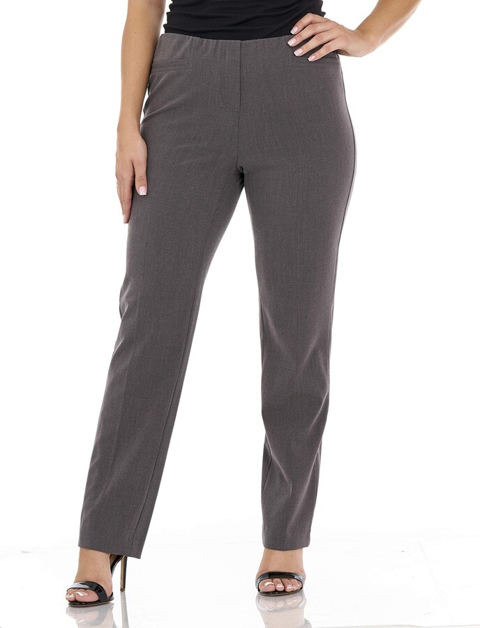 PINNS Jasmine Ladies/Womens Full Length Pull Up Trouser with Mock Fly ...