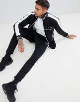 Thumbnail for your product : Diesel two-piece S-Roots side stripe track jacket in black