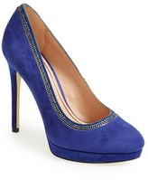 Thumbnail for your product : Enzo Angiolini 'Symone' Crystal Platform Pump (Women)