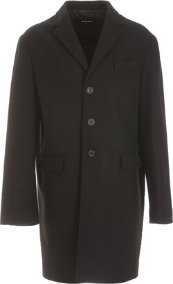DSQUARED2 Single-Breasted Long-Sleeved Coat