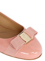 Thumbnail for your product : Ferragamo Varina Patent Leather Ballerina Flats