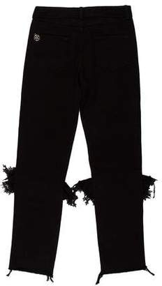 Preen by Thornton Bregazzi Mid-Rise Straight-Leg Jeans