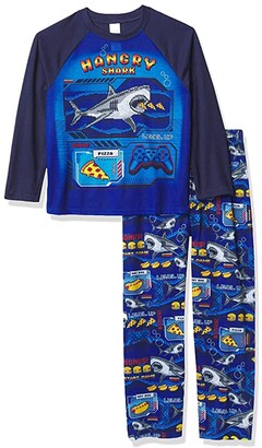 The Children's Place Baby Boys' Shark Four Piece Pajama Set 