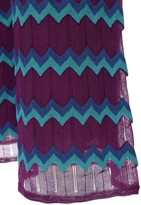Thumbnail for your product : M Missoni Zig Zag Flared Knit Cotton Blend Pants