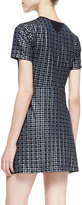 Thumbnail for your product : Theory span class="product-displayname"]Ichart Waffle-Textured Twill Dress[/span]