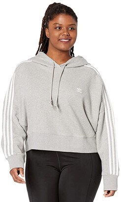 adidas Plus Size Cropped Hoodie - ShopStyle