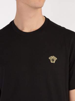 Versace Medusa Logo T Shirt - Mens - Black