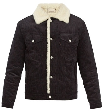 MAISON KITSUNÉ Contrast-collar cotton-corduroy jacket
