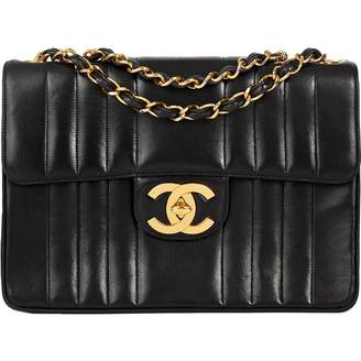 Chanel Vintage Timeless/Classique Black Leather Handbag