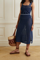 Thumbnail for your product : Solid & Striped The Vivienne Open-knit Midi Skirt