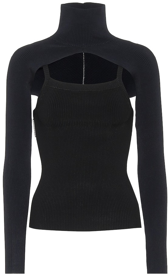 Peter Do Cut-out turtleneck sweater - ShopStyle