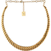 Thumbnail for your product : Lauren Ralph Lauren Il Pellicano Twisted Graduated Metal Collar Necklace