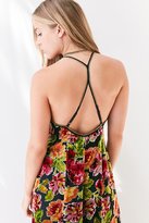 Thumbnail for your product : Ecote Lilyhandra Floral Velvet Burnout Maxi Dress