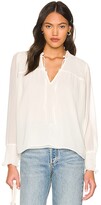 Thumbnail for your product : 1 STATE Smocked Tie Neck Blouse