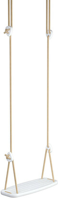 Lillagunga - Classic Wooden Rope Swing - Birch/Beige - Large