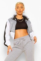 Thumbnail for your product : boohoo Panelled Funnel Neck Windbreaker