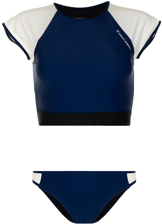 Perfect Moment MeshPanel Surf Bikini ShopStyle Two Piece Swimsuits