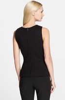 Thumbnail for your product : Tibi Embroidered Cutout Ponte Peplum Top