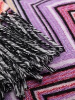 Thumbnail for your product : Missoni Home Stripe-Print Fringed Blanket