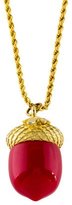Thumbnail for your product : Kenneth Jay Lane Acorn Pendant Necklace