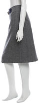 Thumbnail for your product : Tory Burch Herringbone Knee-Length Skirt