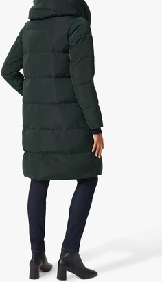 Hobbs London Heather Mid Length Puffer Jacket, Dark Ivy Green - ShopStyle
