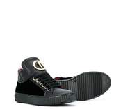 Thumbnail for your product : Cesare Paciotti Kids oversize tongue high-top sneakers