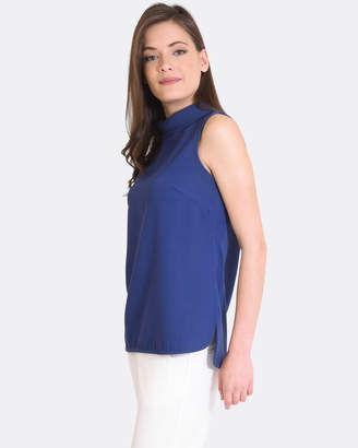 Forcast Tabitha Rolled Collar Top