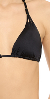 Thumbnail for your product : Vitamin A Black Beaded Bikini Top