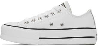 Converse White Chuck Taylor All Star Lift OX Sneakers