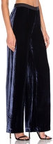 Thumbnail for your product : Alexander Wang T by Silk Velvet Wide Leg Pant