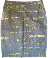 Thumbnail for your product : Moschino Green Cotton Skirt
