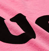 Thumbnail for your product : Gucci Logo-print Cotton-jersey T-shirt - Pink